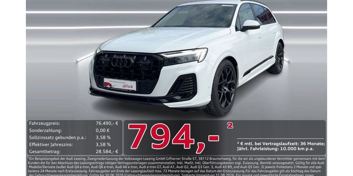 Audi Q7 12.979 km 76.490 &euro; Ingolstadt 85057