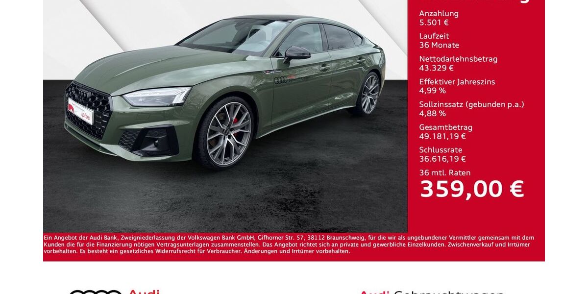 Audi A5 24.000 km 47.830 &euro; Giessen 35394