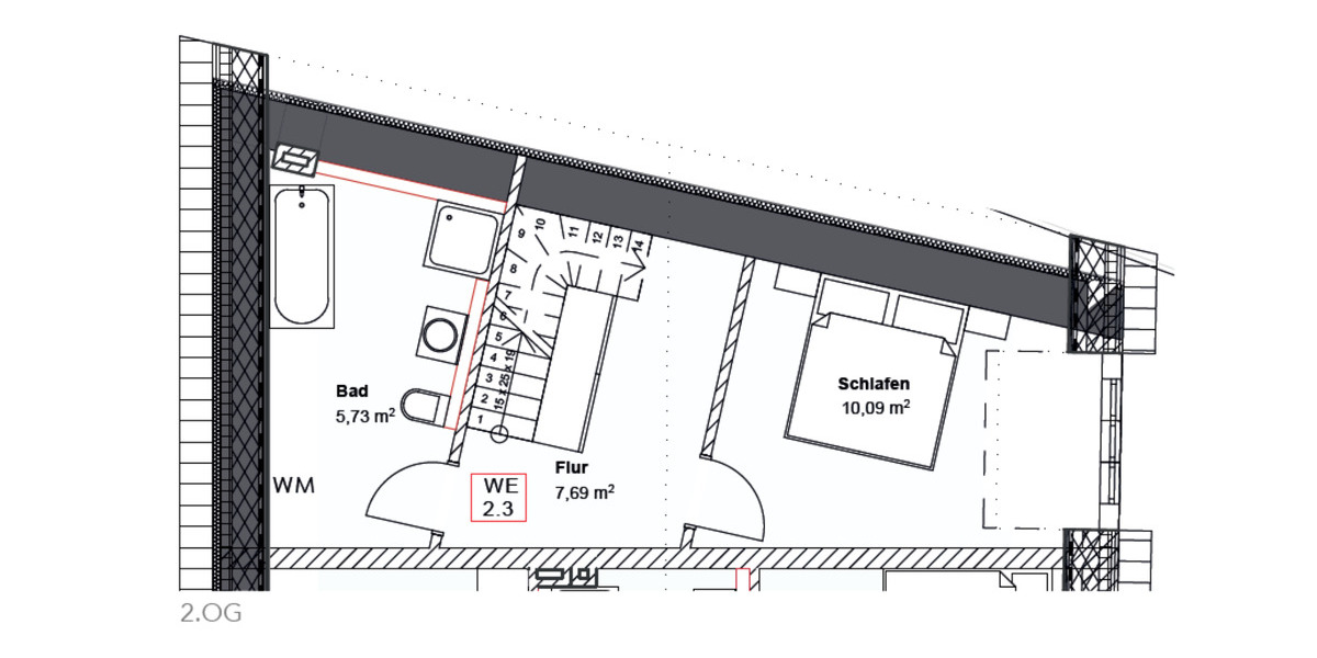 Moderne 2-Zimmer-Maisonettewohnung in Schrobenhausen 2 zimmer
