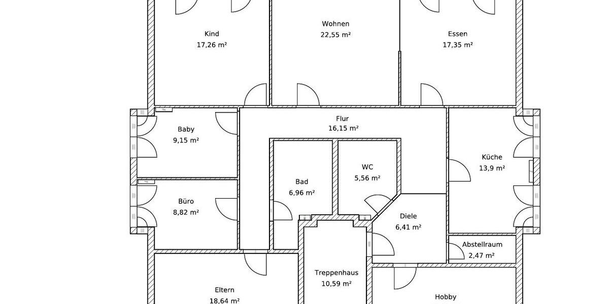 Etagenwohnung Pfinztal - 6 Zimmer, 170 m&sup2;, 485.000&euro; | Angebot:26026748