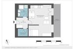1-Zimmer-Single-Appartment mit Einbauküche und großem Balkon