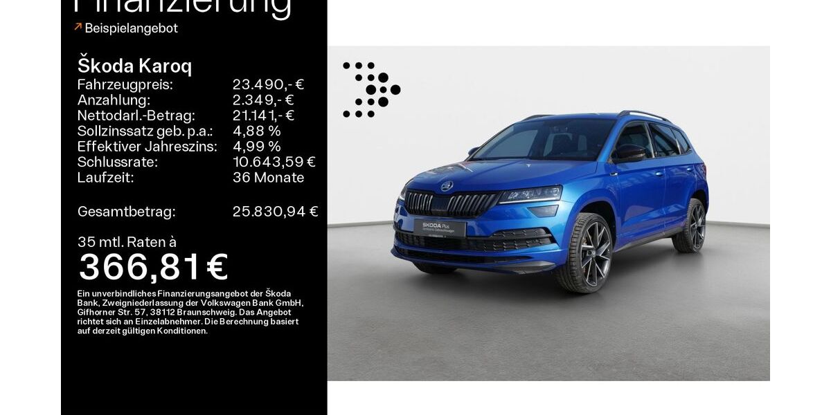 Skoda Karoq 114.400 km 20.880 &euro; Coburg 96450