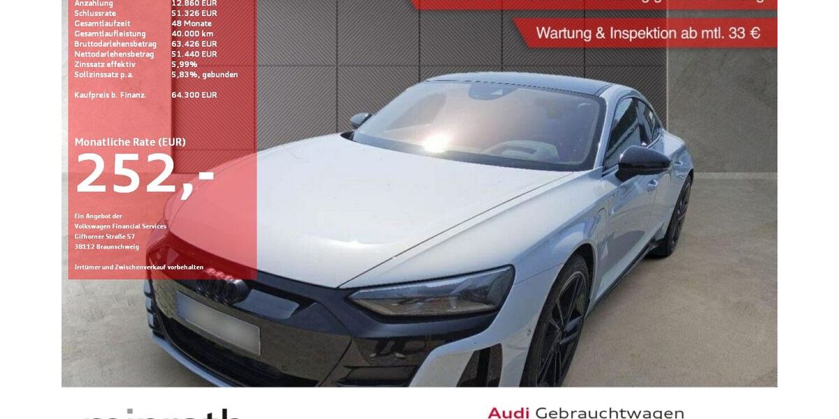 Audi RS e-tron GT 49.122 km 63.340 &euro; Moers-Hülsdonk 47441