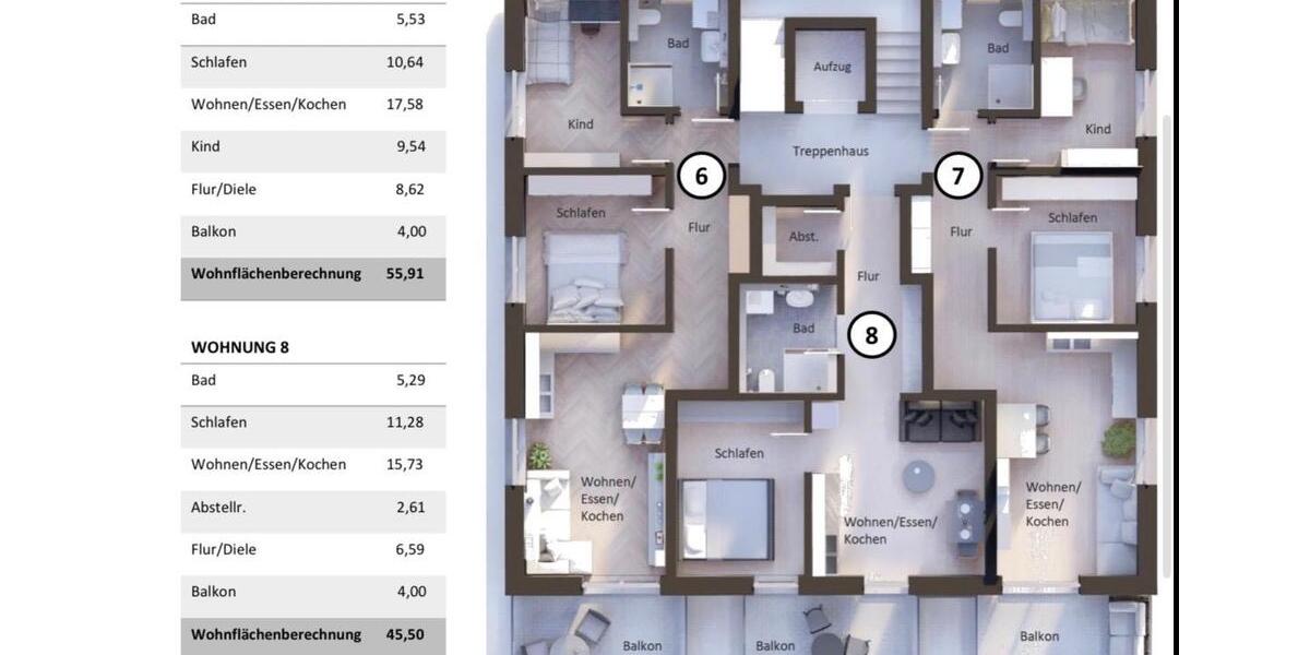 Etagenwohnung Willmering - 3 Zimmer, 50 m&sup2;, 650&euro; | Angebot:24855592