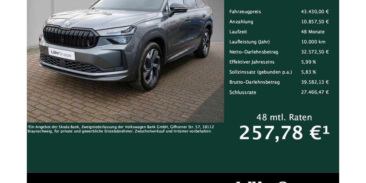 Skoda Kodiaq 7.800 km 43.430 &euro; Meckenheim 53340