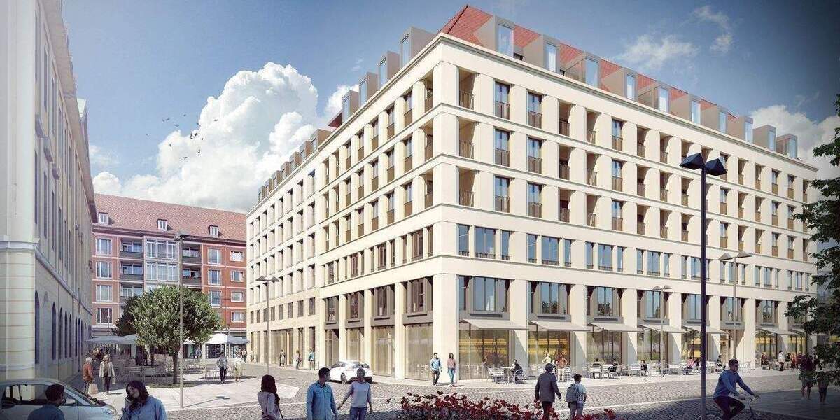Etagenwohnung Dresden Innere Altstadt - 3 Zimmer, 90 m&sup2;, 1.630&euro; | Angebot:26306356
