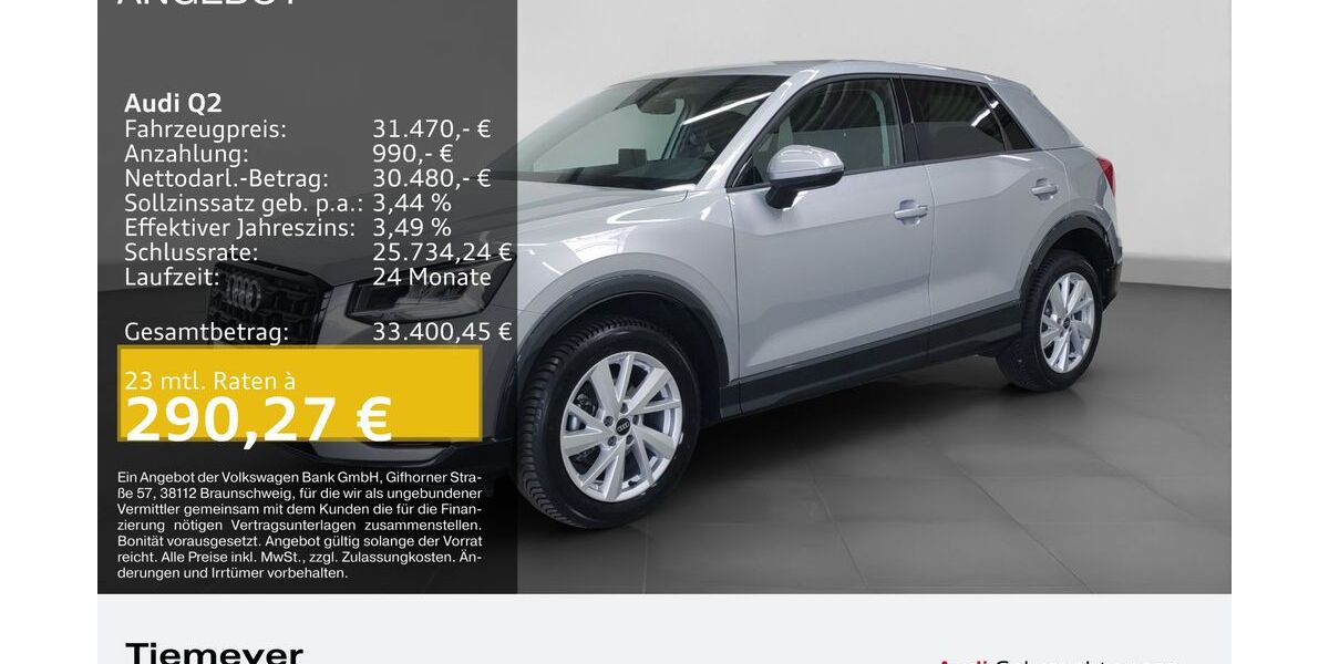 Audi Q2 4.708 km 31.470 &euro; Bochum 44809