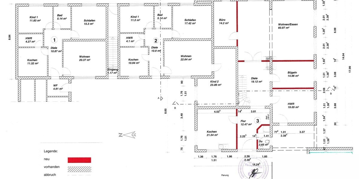 Wohnanlage bei Verden – 9 Einheiten, 4.150 m² Grundstück, viel Potenzial - Wohnanlage Kirchlinteln / Bendingbostel Bendingbostel | Angebot:26883138