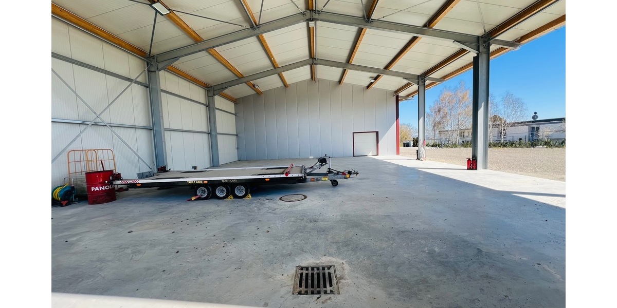 Moderne Gewerbeimmobilie (BJ 2023) mit offener und geschlossener Werkhalle, Büro und Wohnung - Gewerbeobjekt Horb am Neckar | Angebot:26131652