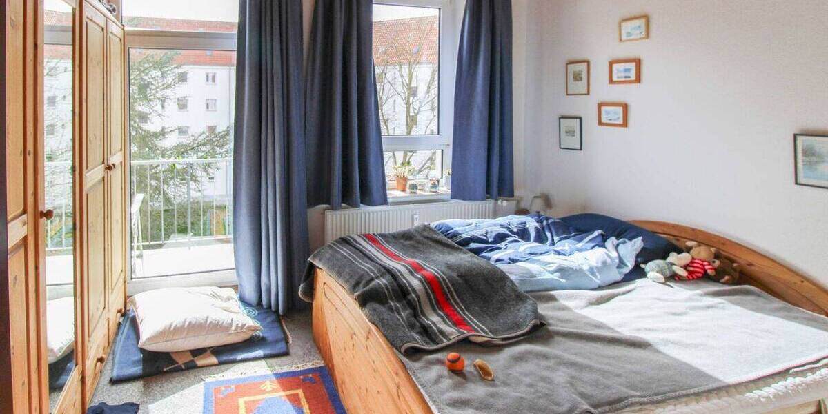 Etagenwohnung Flensburg Sandberg - 3 Zimmer, 60 m&sup2;, 149.000&euro; | Angebot:26221522
