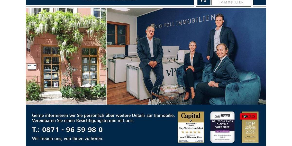Etagenwohnung Landshut West - 2 Zimmer, 91 m&sup2;, 595.000&euro; | Angebot:26672695