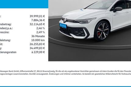 VW Golf 11.994 km 39.999 € Leinefelde-Worbis/DE 37327