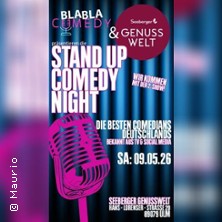 BLABLA Comedy & die Seeberger Genusswelt 09.05.2026 Seeberger Genusswelt