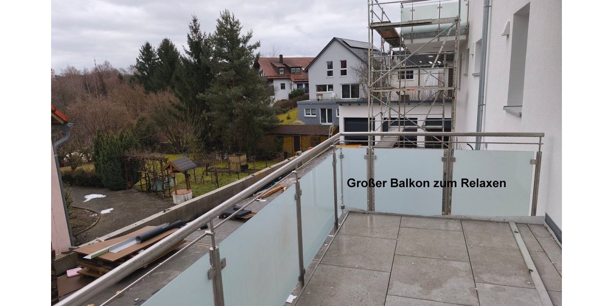 Erstbezug 2-Zi-Whg. mit 67,65 m² WFL KfW-40 -QNG zertifiziert mit Balkon und Terrasse moderner Grundriss mit offener Küche. - Erdgeschoßwohnung Windischeschenbach | Angebot:25057591
