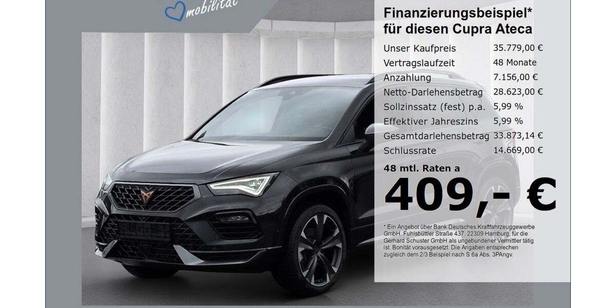 Cupra Ateca 19.877 km 35.779 &euro; Ruhstorf 94099