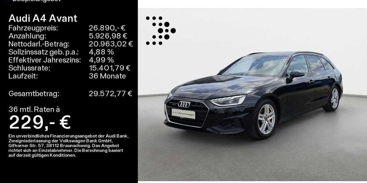 Audi A4 120.848 km 26.890 &euro; Heidenheim an der Brenz 89520