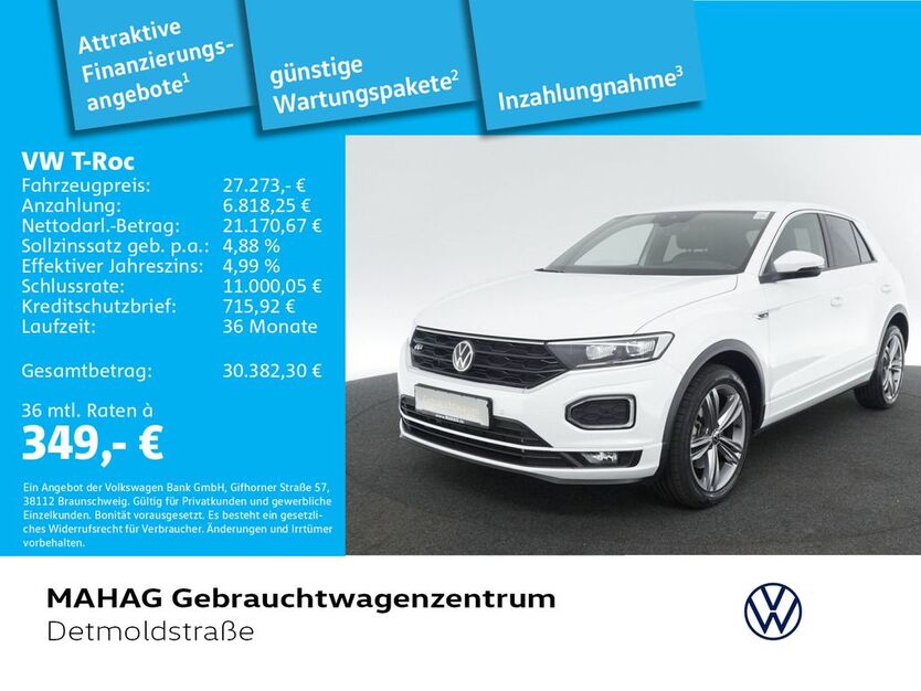 VW T-Roc 19.589 km 27.273 € München 80935