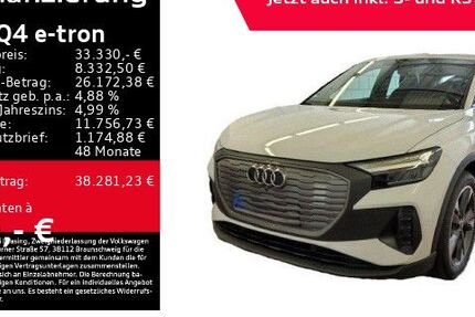 Audi Q4 e-tron 66.492 km 32.760 &euro; Kehl 77694