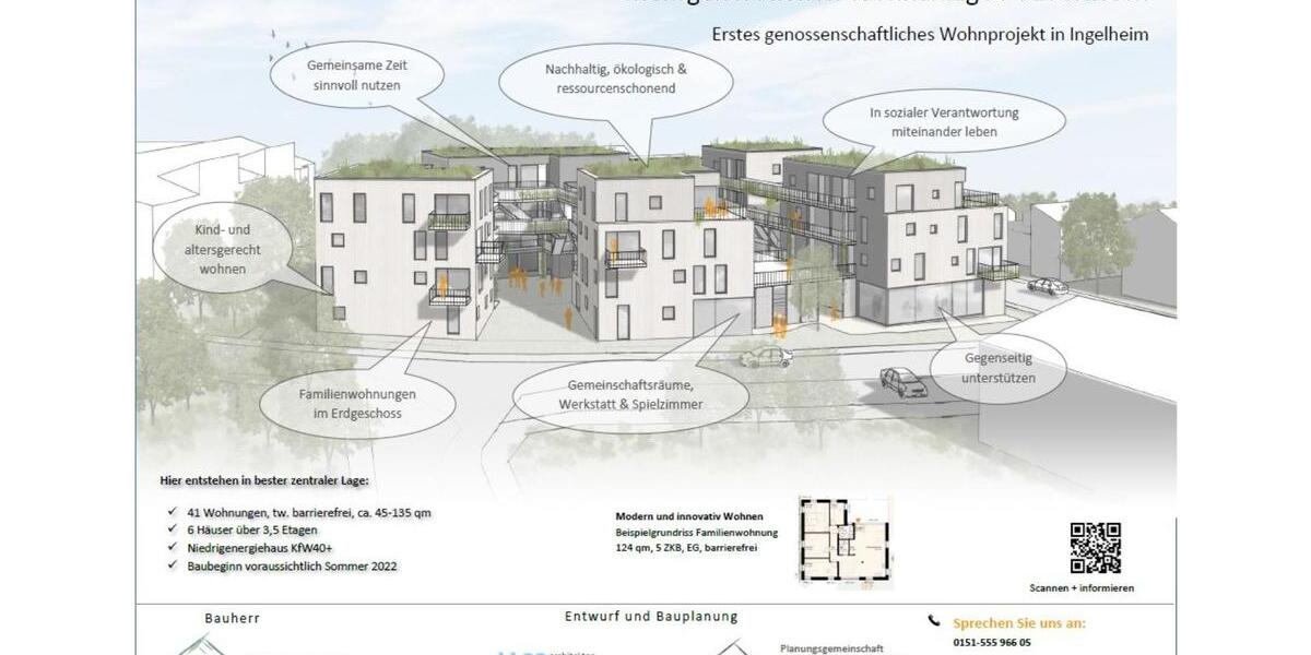 Erdgeschoßwohnung Ingelheim am Rhein - 3 Zimmer, 86 m&sup2;, 207.500&euro; | Angebot:25570288