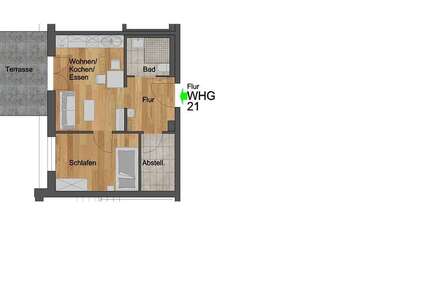 Wohnung Creglingen - 2 Zimmer, 45 m&sup2;, 514&euro; | Angebot:27222162