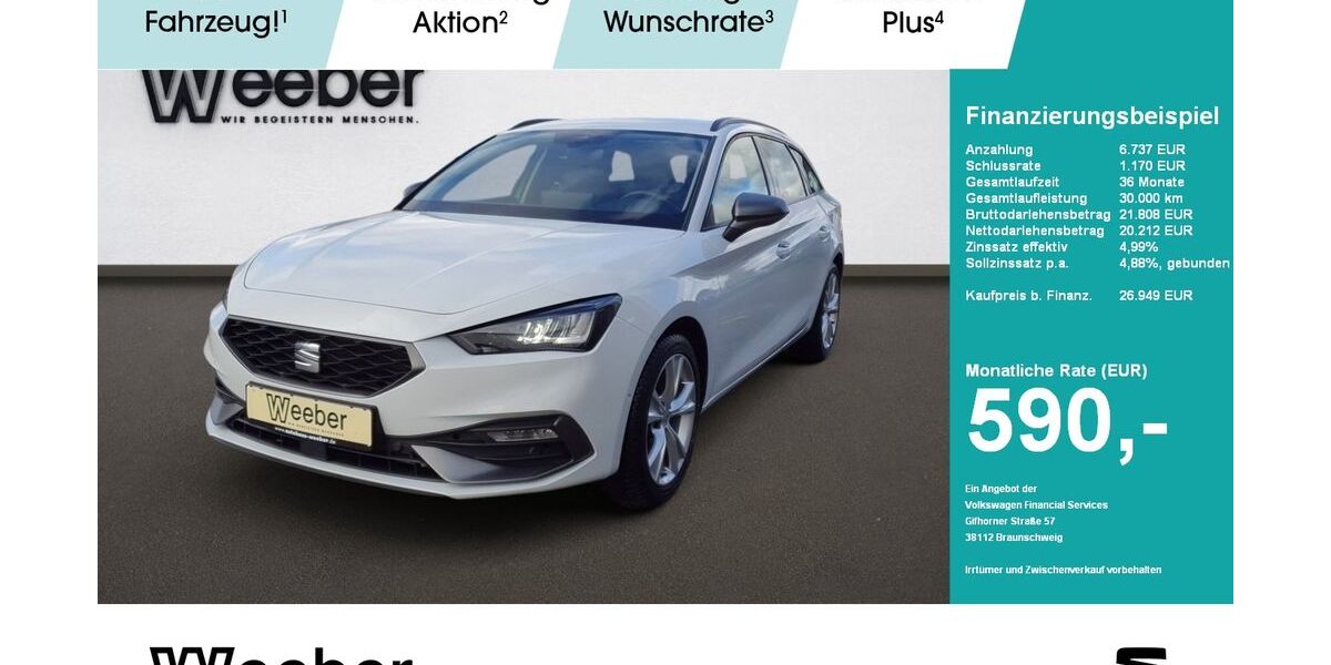 Seat Leon 18.592 km 26.480 € Calw 75365