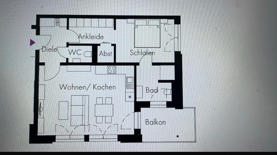 Etagenwohnung Niederzier - 2 Zimmer, 66 m&sup2;, 759&euro; | Angebot:26669657