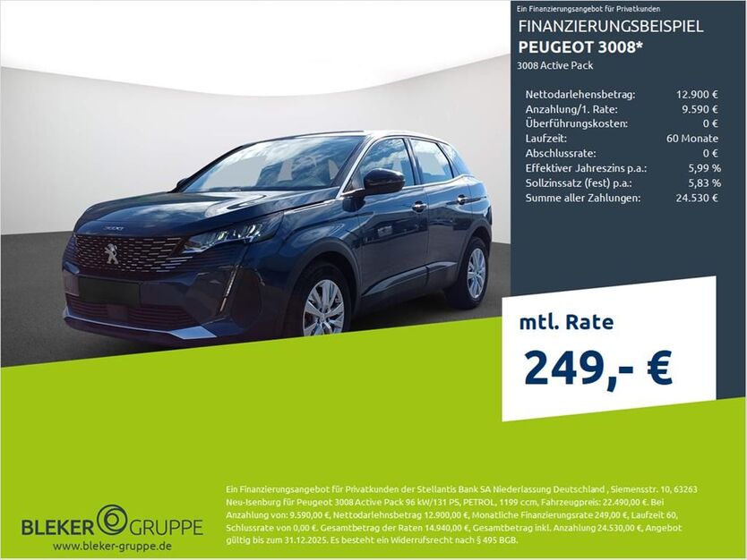 Peugeot 3008 18.083 km 22.490 € Borken 46325