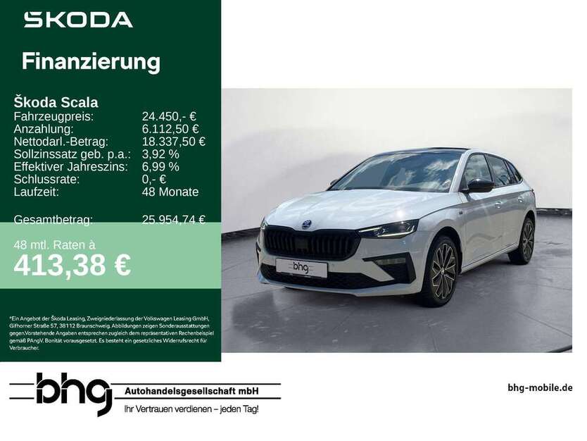 Skoda Scala 10.212 km 23.920 € Freudenstadt 72250