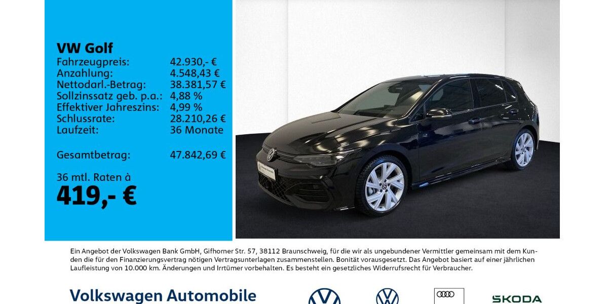 VW Golf 7.500 km 42.930 &euro; Leipzig 04178