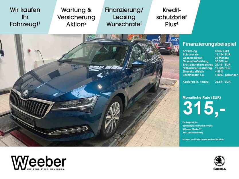Skoda Superb 87.789 km 26.542 € Leonberg 71229