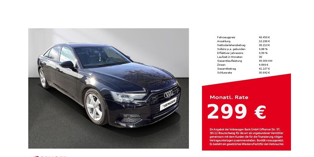 Audi A6 31.400 km 46.450 &euro; Lübeck 23556