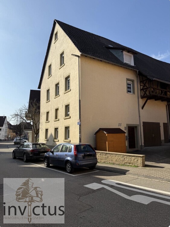 Solide vermietetes (1.678EUR kalt) Zweifamilienhaus mit modernem Komfort im Herzen von Ittlingen 4.5 zimmer