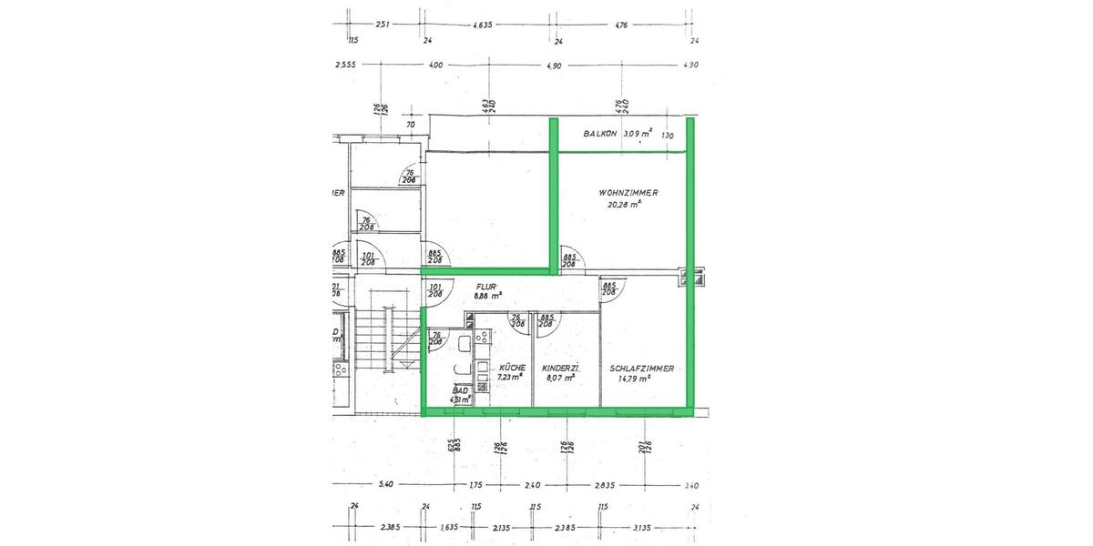 Erdgeschoßwohnung Rendsburg - 2.5 Zimmer, 65 m&sup2;, 610&euro; | Angebot:26232946