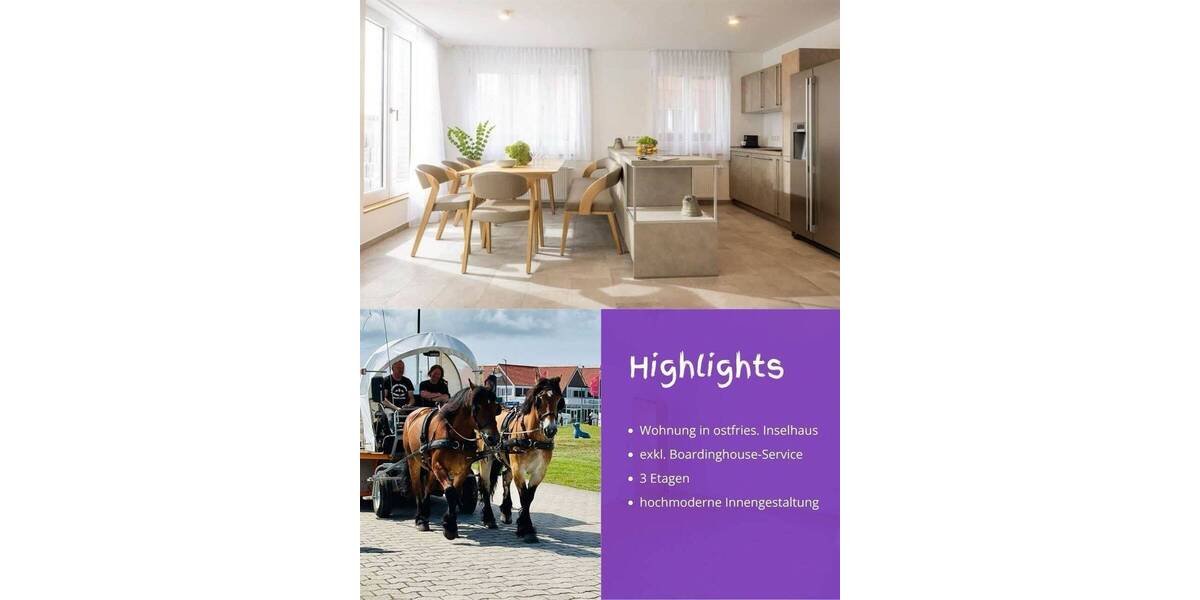 Etagenwohnung Juist - 3 Zimmer, 1.242.000&euro; | Angebot:24040635