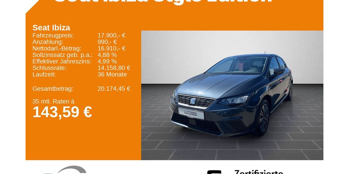 Seat Ibiza 22.049 km 17.900 &euro; Ladenburg 68526