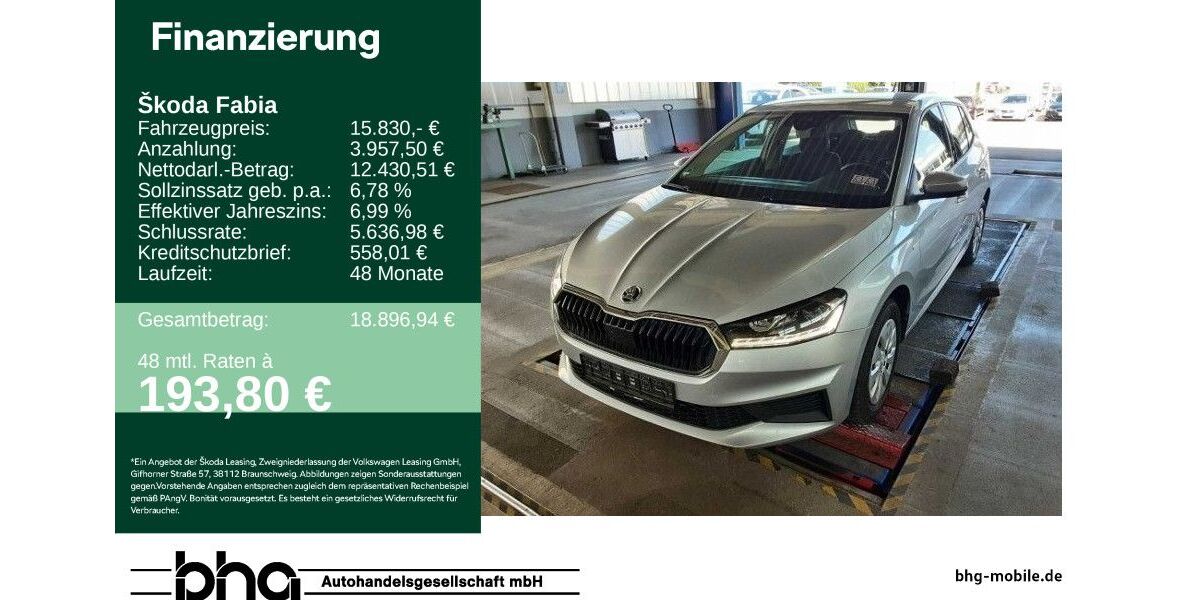 Skoda Fabia 41.486 km 15.830 &euro; Freudenstadt 72250