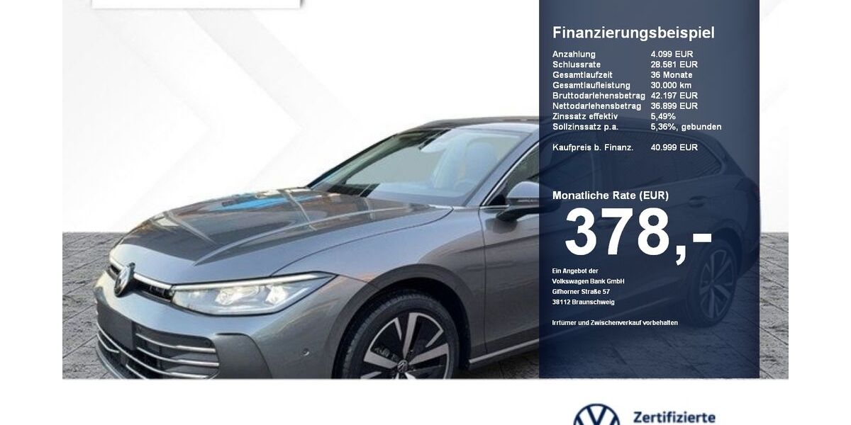 VW Passat 1.500 km 40.999 &euro; Erding 85435
