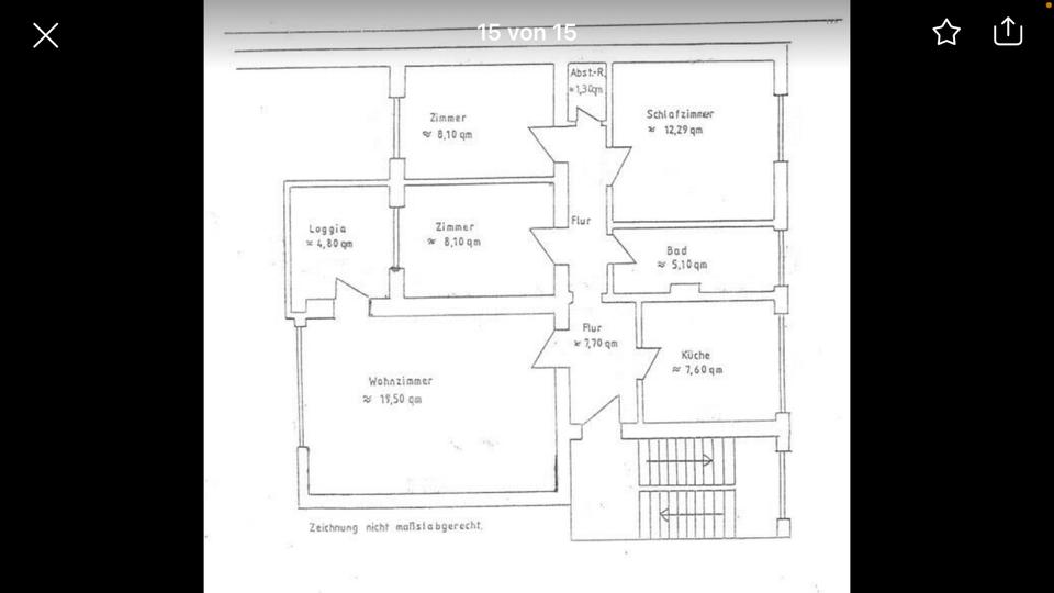 Etagenwohnung Cuxhaven Duhnen - 4 Zimmer, 72 m&sup2;, 269.000&euro; | Angebot:27091306