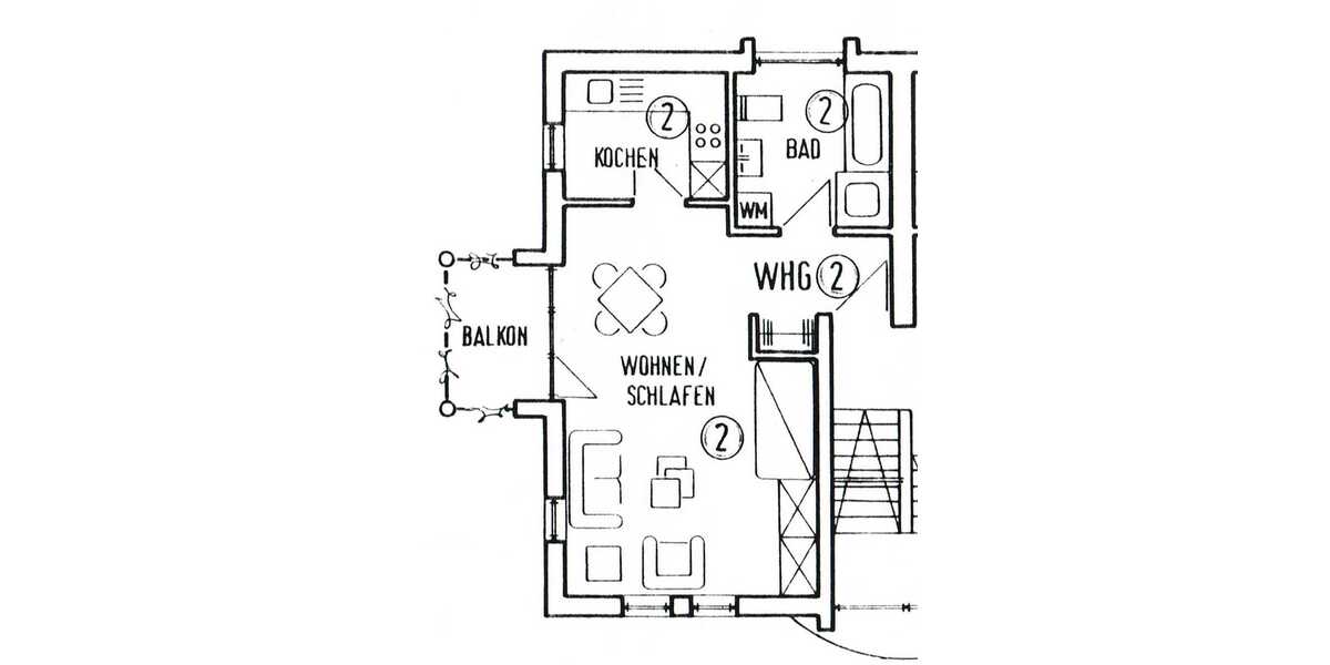 Kleines Immobilien-Paket mit Potential - Küche und Bad mit Fenster, Balkon sowie Stellplatz inkl. ! - 2- Chemnitz Hilbersdorf | Angebot:26781612
