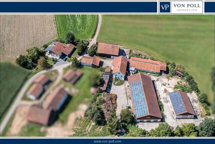 Weitläufiges Grundstück, Wohnhaus mit vielseitigen Hallen, Scheunen und PV-Power - Haus Arnschwang | Angebot:23742105