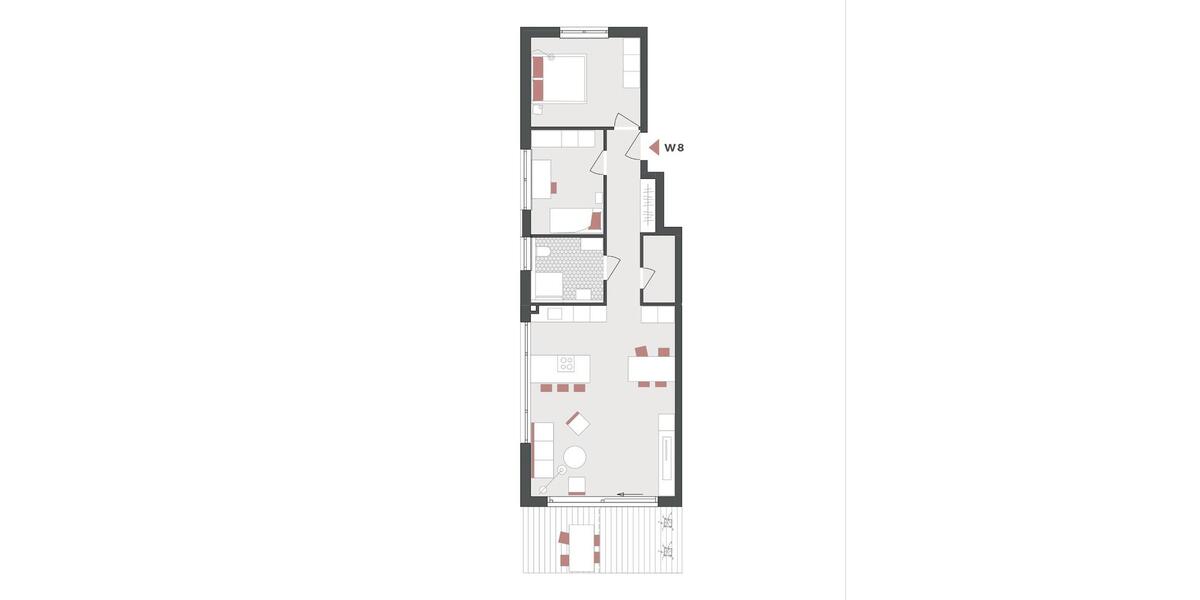 Etagenwohnung Hechingen - 3.5 Zimmer, 83 m&sup2;, 1.100&euro; | Angebot:26478703