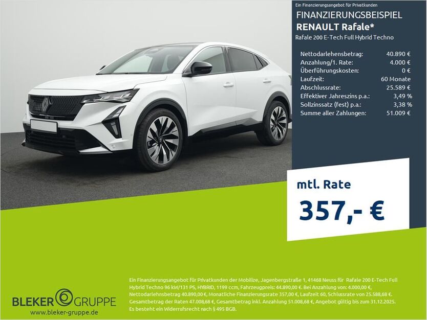 Renault Rafale 1.500 km 44.890 € Borken 46325