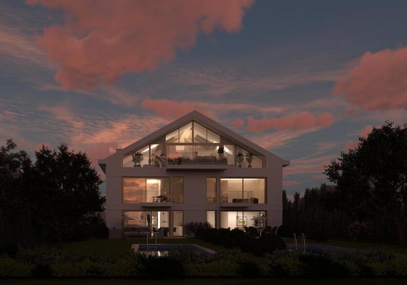 Schöne 3-Zimmer Neubau-Wohnung mit Seeblick in Schwabing