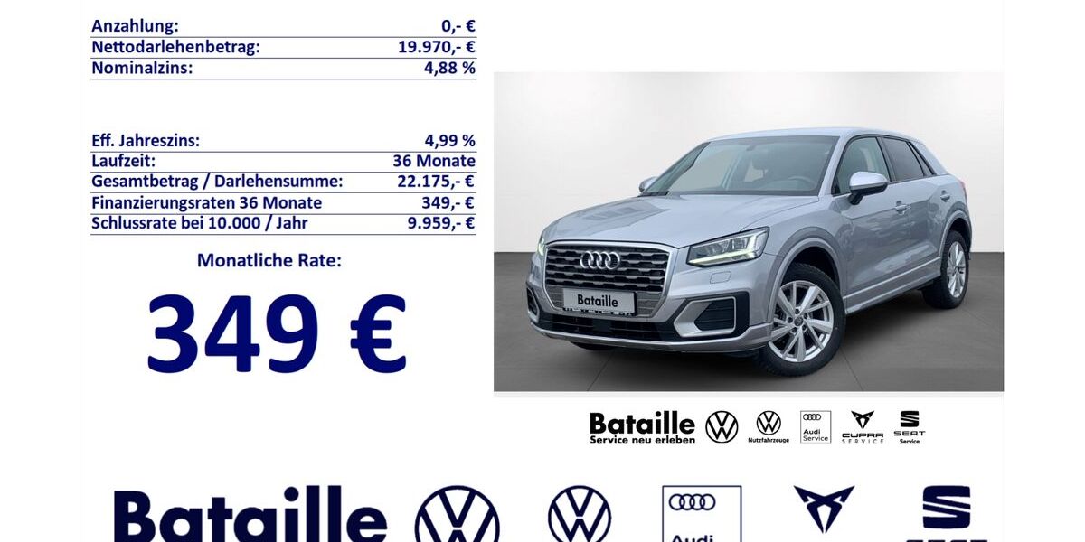 Audi Q2 18.210 km 19.470 &euro; Jülich 52428