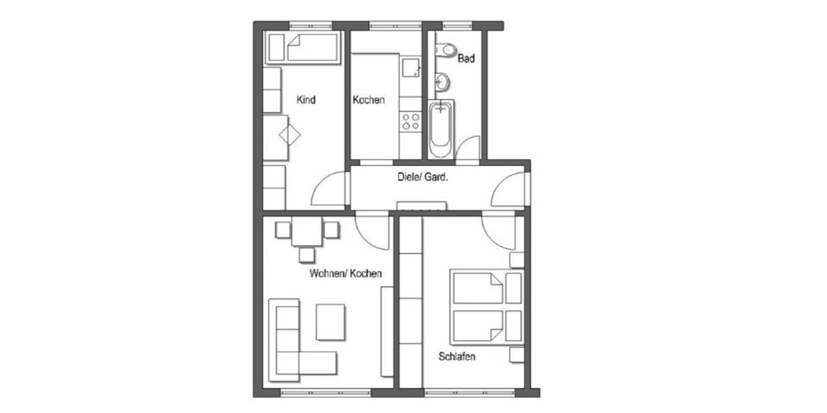 3-Zimmer - Eigentumswohnung mit Einbauküche & schöner Aussicht 3 zimmer