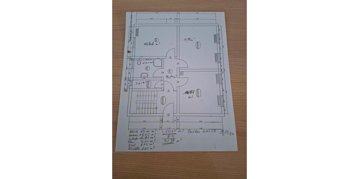Etagenwohnung Annweiler am Trifels - 2 Zimmer, 72 m&sup2;, 650&euro; | Angebot:26185207
