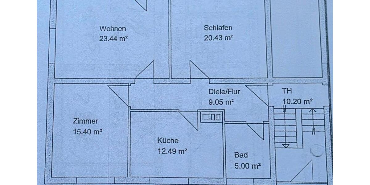 Frisch renovierte 3-Zi.-Wohnung (86m²) mit Balkon & Garage 3 zimmer