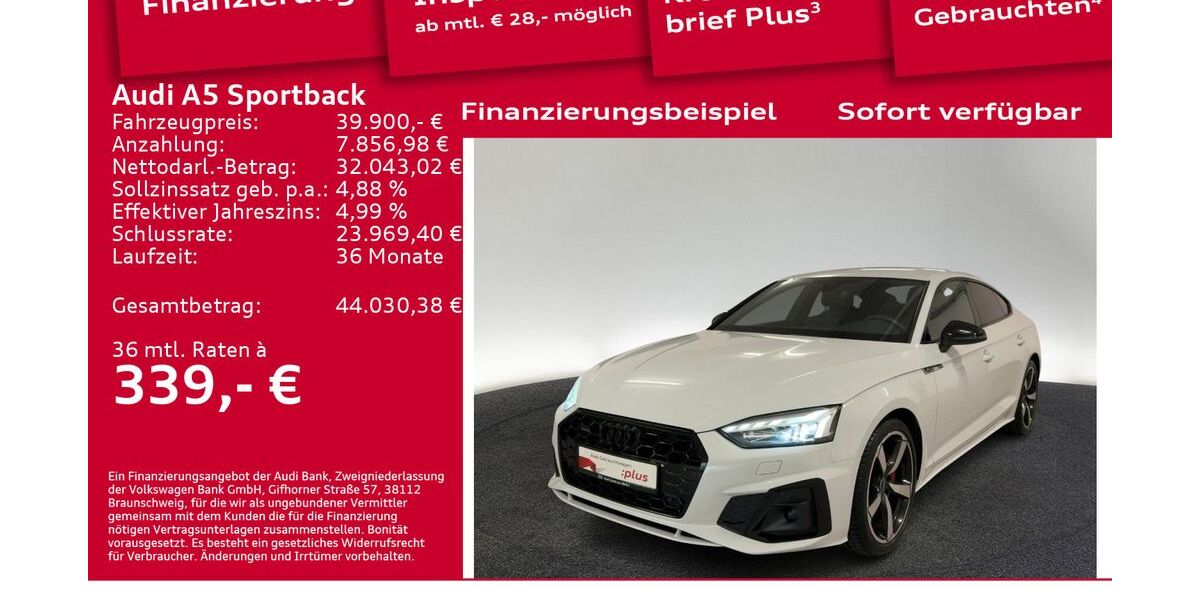 Audi A5 40.300 km 39.900 &euro; Berlin 12489