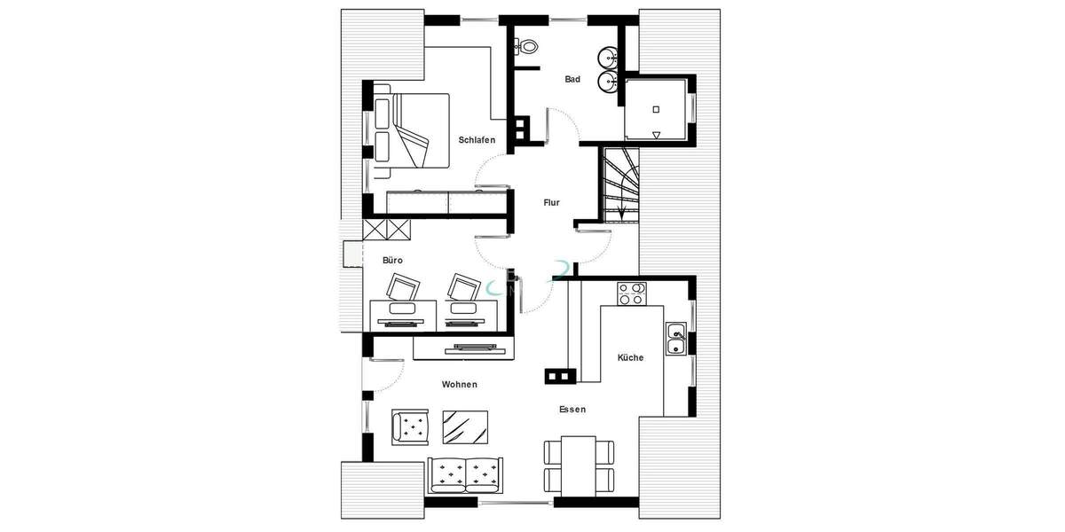Modernisiertes Zweifamilienhaus mit großem Garten und flexibler Nutzung 6 zimmer