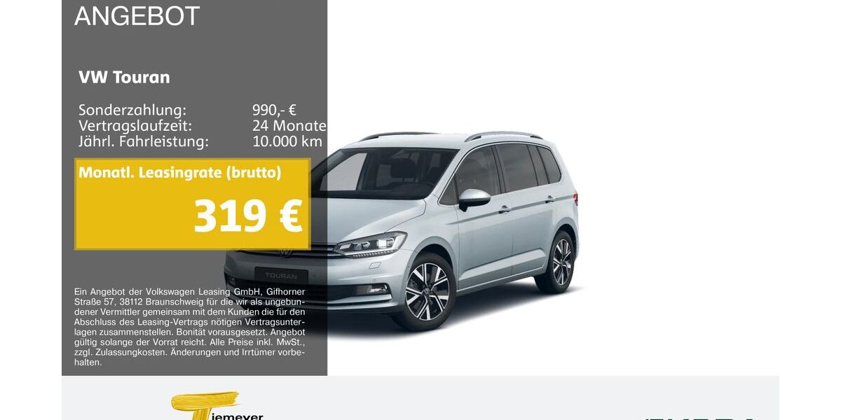VW Touran 12.308 km 38.110 &euro; Remscheid 42857